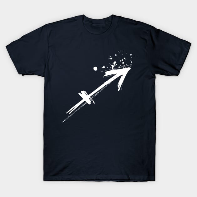 Sagittarius Zodiac Sign T-Shirt by Blind Man Studio